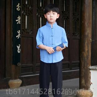 正品女童旗袍礼服汉服套民国风唱儿学生装合诗朗诵古装演出服幼装