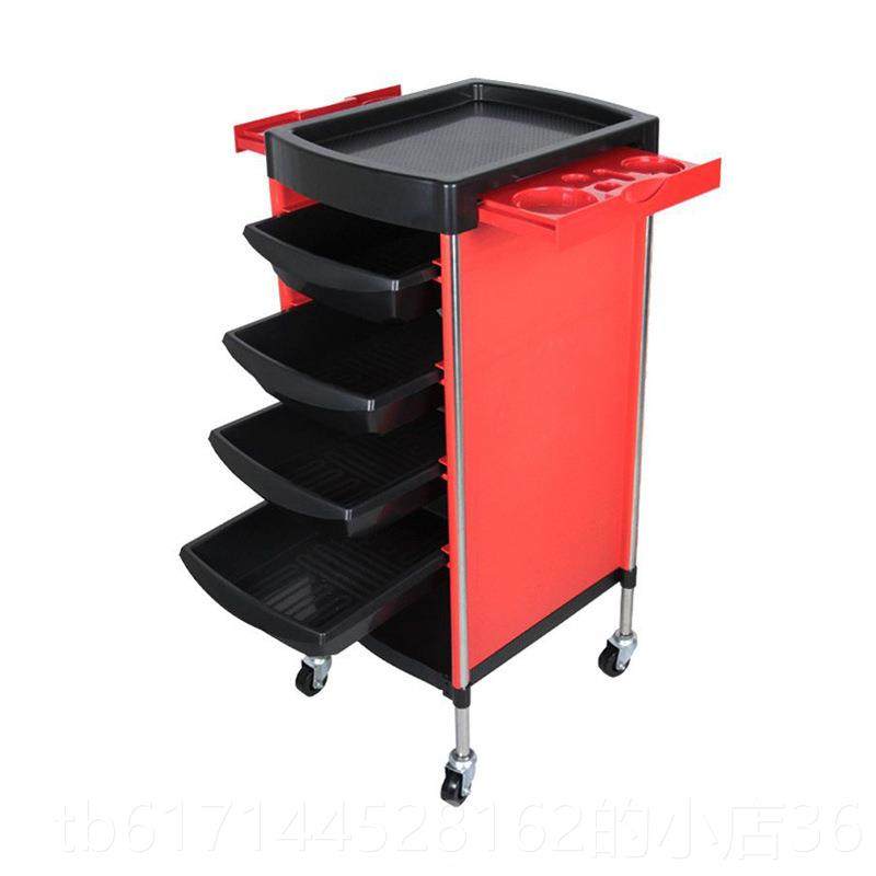 正品美发工车染发推车发廊烫具染理发店锈不钢六大容层量置物收纳