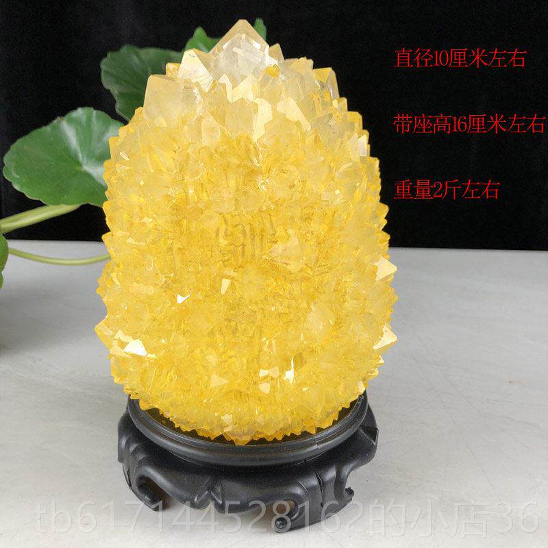 正品明矾晶办奇石工艺家居博古架摆设客厅教体品师节公室生日礼物