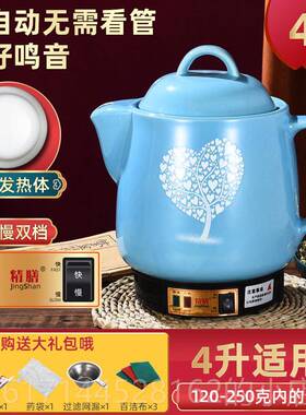 正品3L锅4L5LL10L煎12L14L176L全自动中药壶药锅电煎中医壶砂锅煮