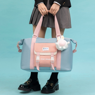 行李包可套在拉杆箱上的附加旅行袋女大容量手提短途收纳挂包轻便