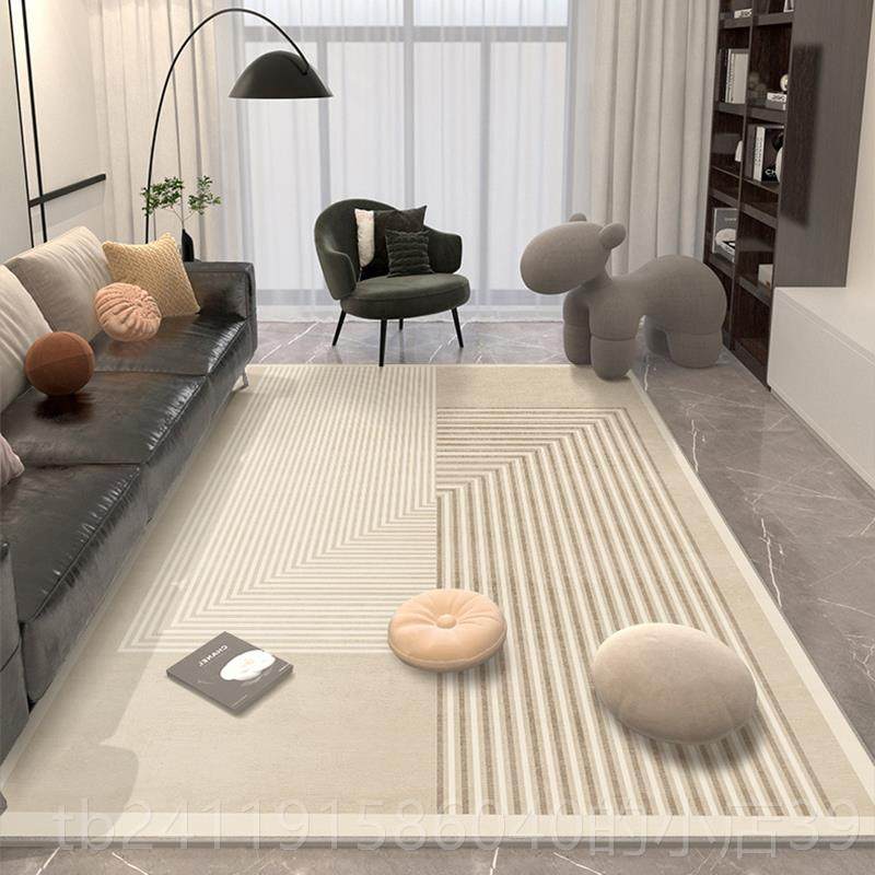 高档天津崔黄口地毯202打5室新款客厅沙茶几毯卧床边毯防滑微发瑕