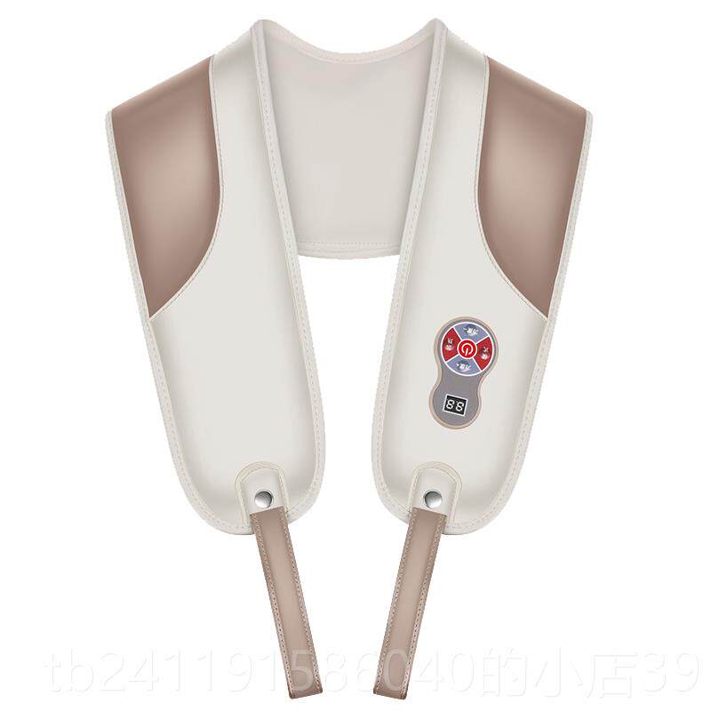 高档臣颈肩乐捶打颈椎按摩器仪颈部腰背部摩敲打部按摩乐器加热按