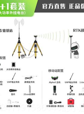 高档2年新版阿尔法3rk测惯量5仪导放样高精t度测绘仪器园林/道路/