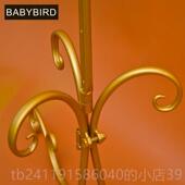 圆圈复鸟笼子置物子 饰古铁艺架 高档鸟笼金属欧式 宫地廷落挂架装