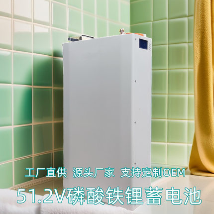 壁挂式家庭储能锂电池5KW10KW磷酸铁锂电池48V200Ah挂墙储能电池