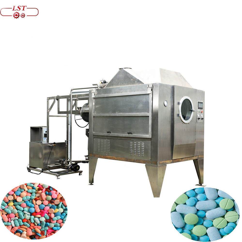 MM豆全自动包衣机巧克力糖果药片药丸糖衣机中西药表面糖衣机