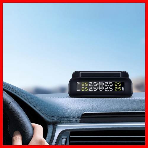 太阳能无线胎压监测器TPMS内外置汽车胎压监测高精度轮胎压监测器