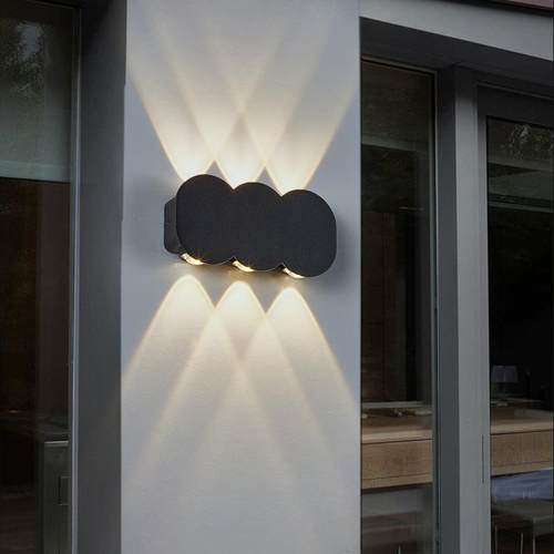 户外壁灯防水led双头庭院灯具现代简约床头卧室走廊过道酒店灯