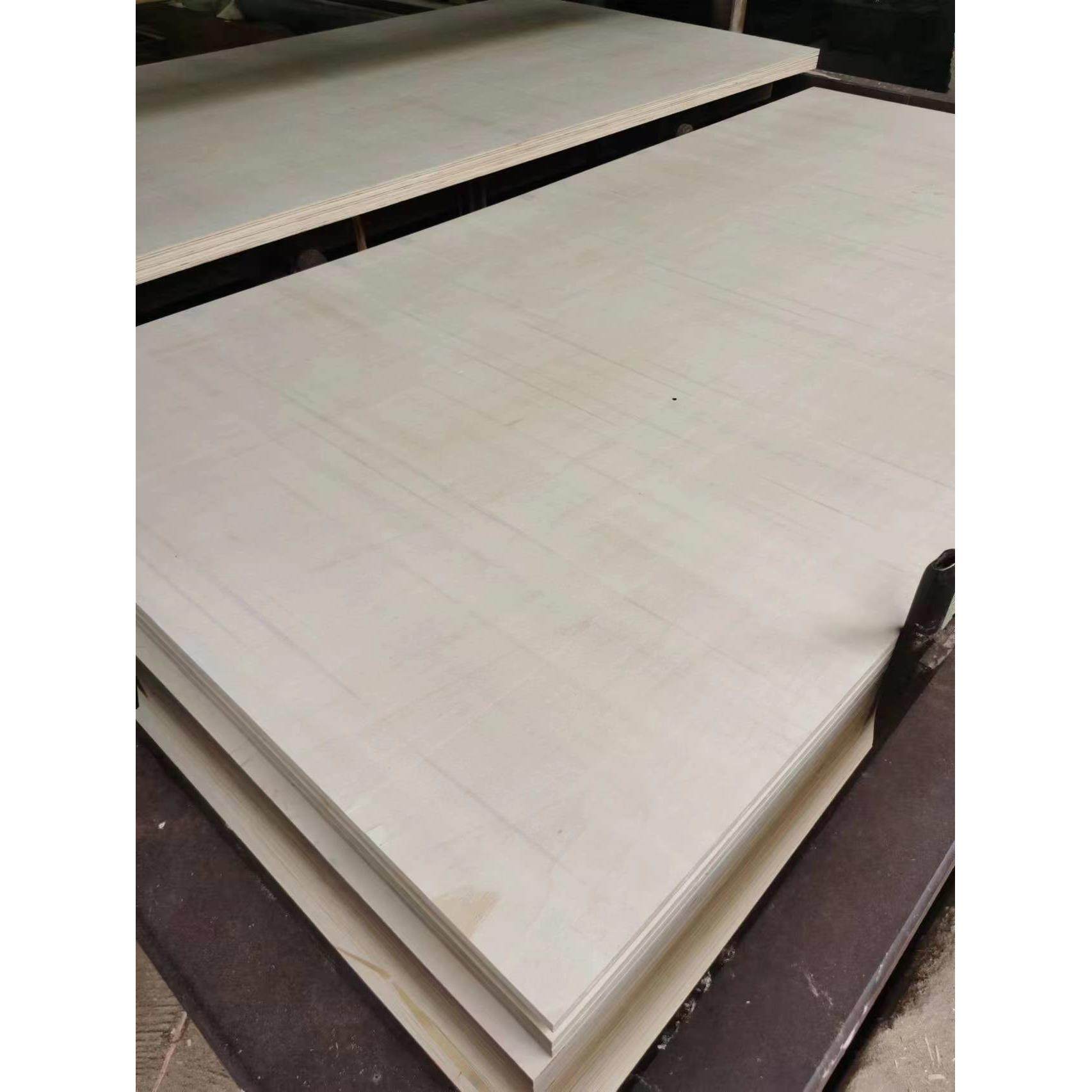 杨木漂白面胶合板多层板包装板木箱板全整芯两次成型