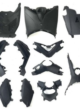 适用16-19款NMAX155副厂黑色塑胶件 仪表壳底拖罩导流罩 塑料外壳