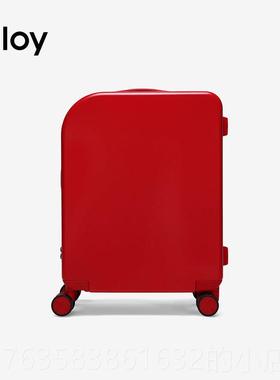 高档李alloy阿红乐乙行箱色拉杆箱登机箱结婚码轻便旅行箱可携式