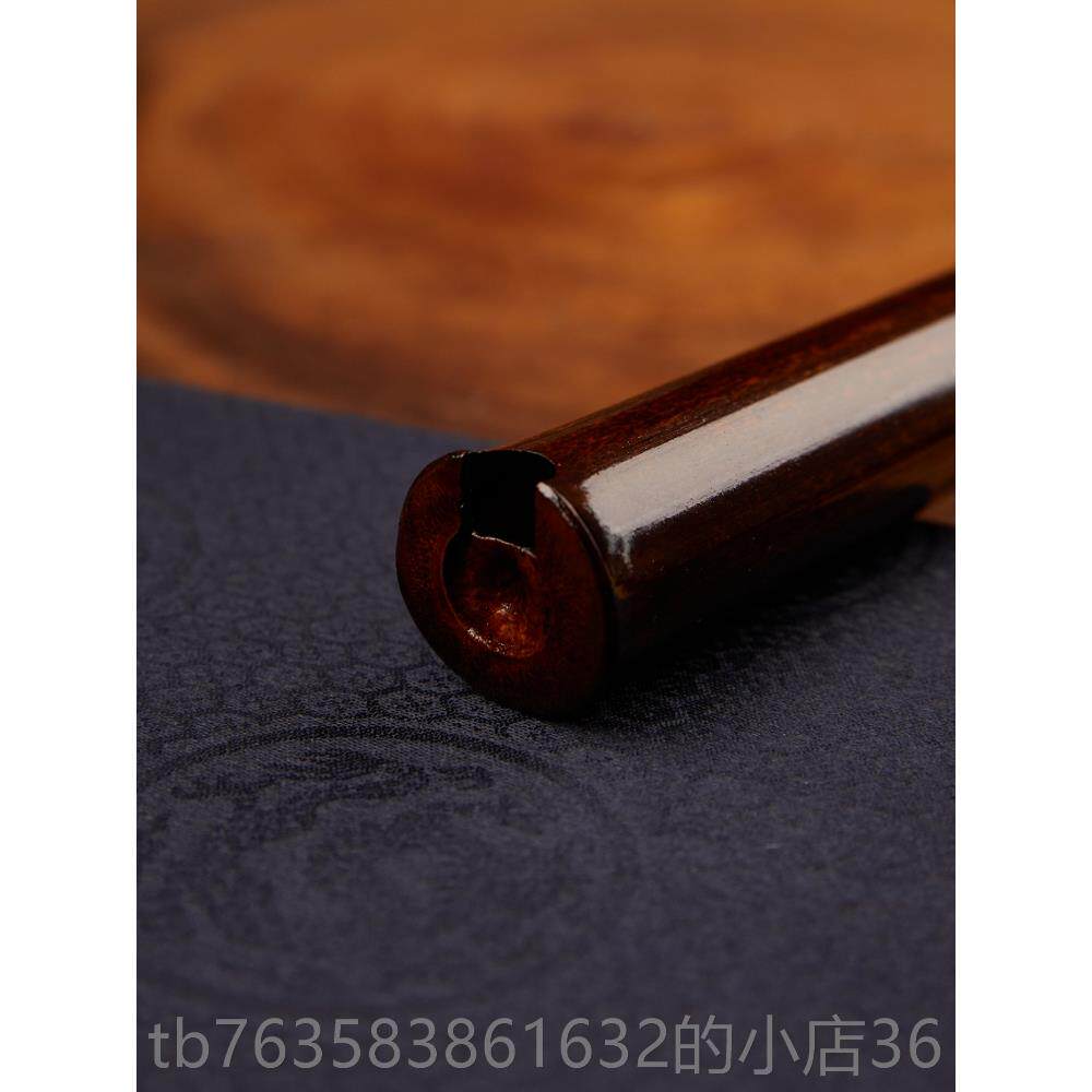 高档竹一大漆紫档竹洞箫业础演奏级专潇G高F调初学零基高端8孔萧