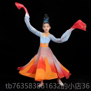 仙女服古风汉飘逸长裙超仙 汉唐古装 高档水古典舞舞蹈考演出袖 服装