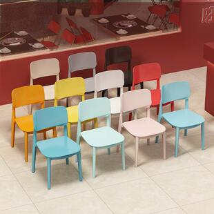 等位椅餐饮商用排队塑料凳子加厚板凳夜市大排档靠背椅子可摞叠放