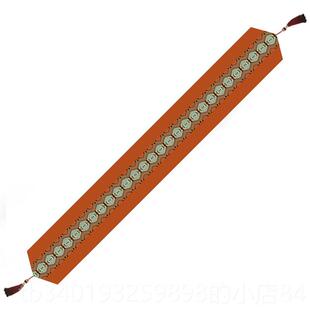 新款茶土家族西兰卡普中式茶禅意桌旗防水席桌餐桌茶几垫布桌布旗