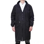 防水污加外厚工服款 新款 长罩衣男作士大人有袖 成人加绒套围裙秋冬