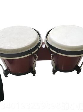 新款 正品7包邮6+寸邦戈鼓非洲手鼓BONGO奥尔夫寸儿童玩教具打击