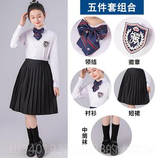 新款六一儿童男大合诵唱服演出服女持童主人礼服诗歌朗比赛英伦风