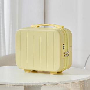 新款手提行李便箱化妆小箱子包14迷寸卡通可爱密码箱捷你洗漱收箱