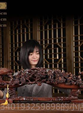 新款O关I如MG英十八罗汉中式玄摆件意高档客厅家居办公国室乔迁开