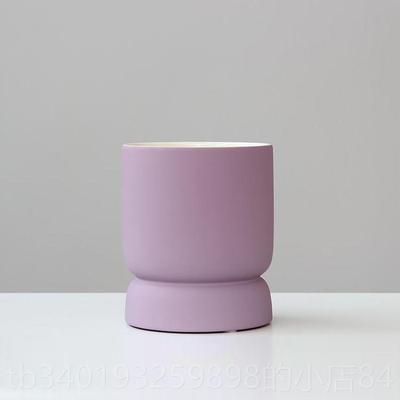 新款现代简约北欧莫迪砂陶瓷花磨花器摆件客兰厅样板房瓶软装饰品