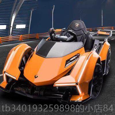 新款兰博尼儿电动车四轮带遥童控跑车可坐人基宝玩具车儿宝童汽车