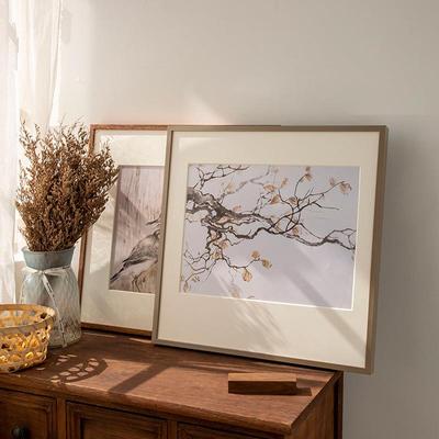 国画书法字画装裱框国画艺术框正方形挂墙任意尺寸铝合金画框