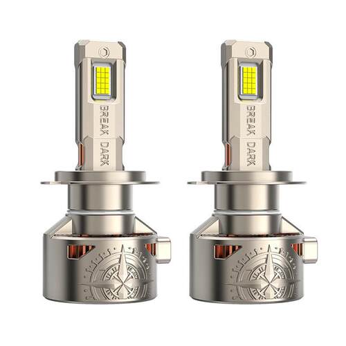24Vled大灯卡车led大灯聚光大功率改装强光前照灯大灯灯泡H1H4H7