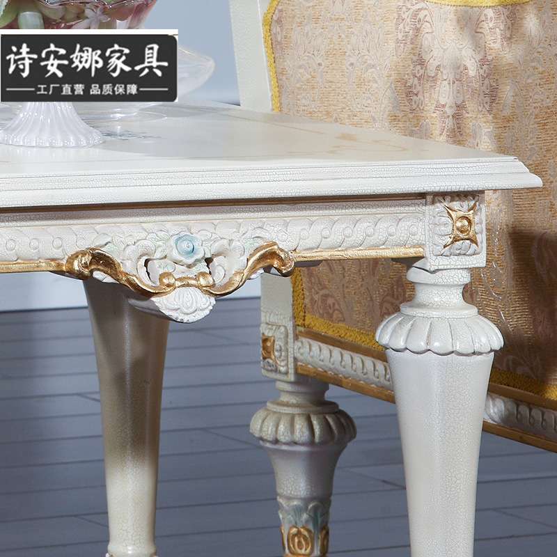 欧式宫廷彩绘家具 法式浪漫乡村风格实木方几边几咖啡桌茶几