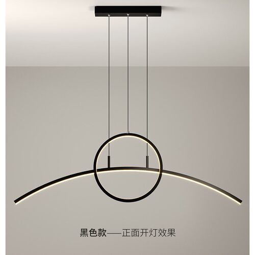 餐厅灯吊灯创意个性led长条餐桌饭厅灯LED吧台灯具灯饰吊灯LED