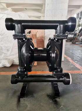 QBY-65铸铁隔膜泵 QBK-65气动隔膜泵 耐磨压泥机高压气动隔膜泵