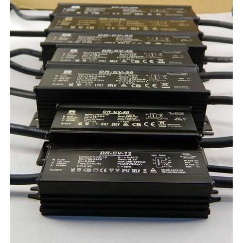 红宝石电容 240W 12V 16A 1-10VLED 恒压恒流调光防水户外驱动