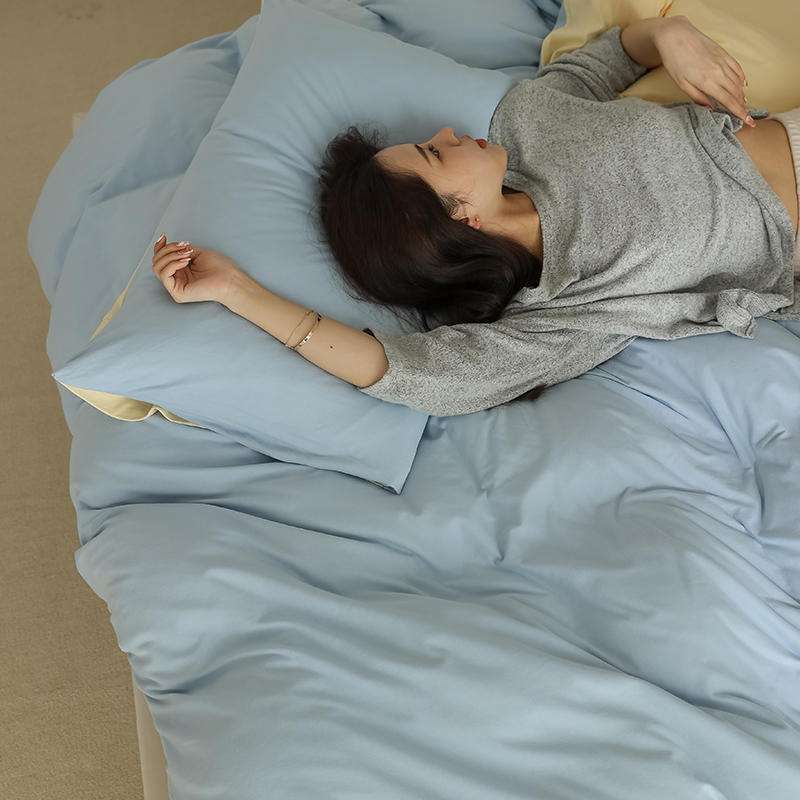 丨A类婴儿级针织棉天竺棉裸睡四件套亲肤纯棉三件套A类安全认证