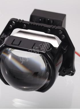 F70三寸方形棱镜双光透镜70W汽车前大灯LED方形透镜改装车灯远近