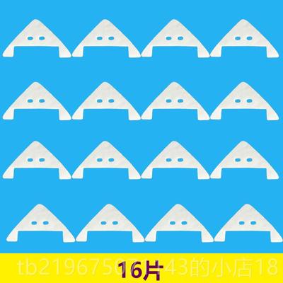 高档强磁擦玻璃窗户家用洁器件1配6只装加大清毛玻毡擦璃器替换棉