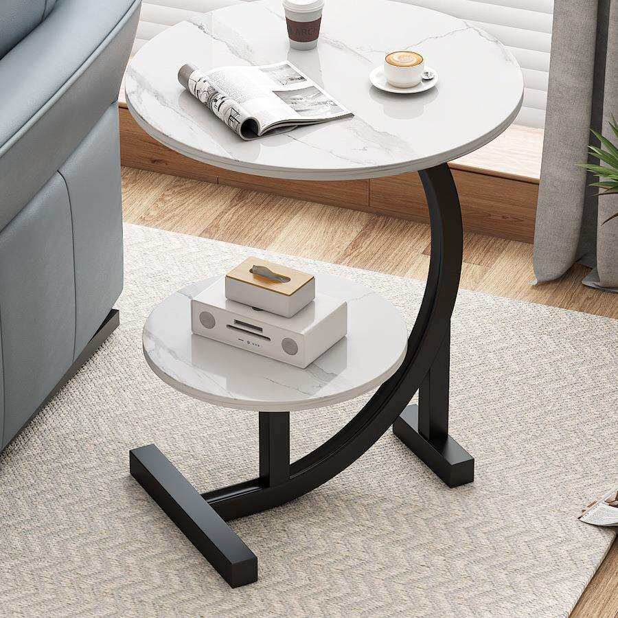 客厅家用阳台小茶桌小圆桌沙发边几小型创意茶几网红简约现代休闲