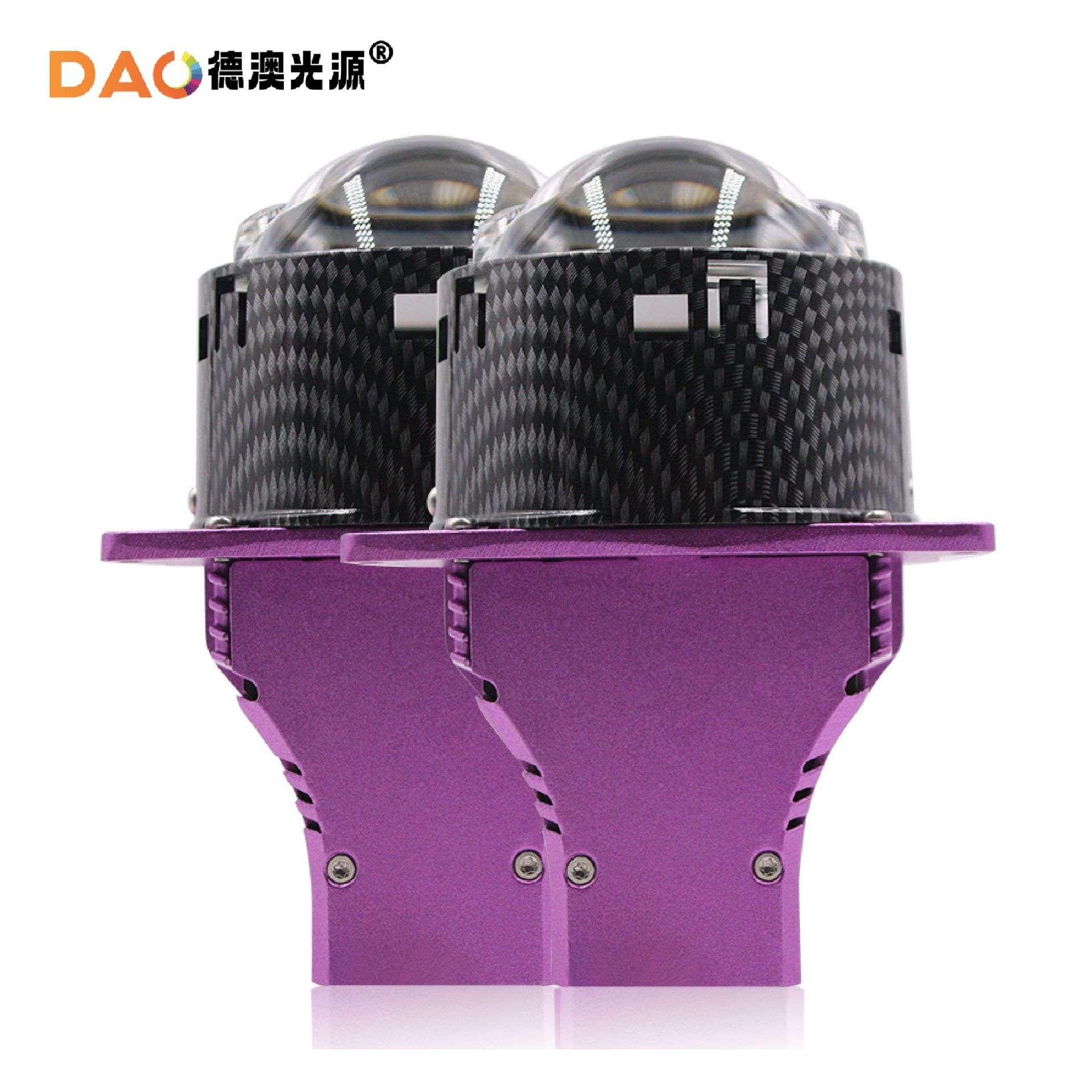 3.0寸JG13LED直射双光透镜75W大功率改装汽车大灯远近一体光灯泡