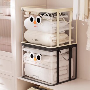 衣服收纳箱手提透明防尘袋防水换过季衣物神器裤子衣柜收纳整理箱