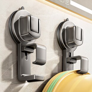 吸盘式挂钩免打孔洗脸盆收纳架子卫生间浴室盆子置物架放脸盆挂勾