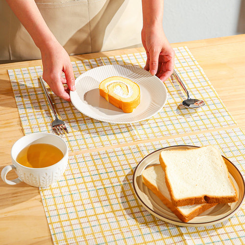 小学生餐垫儿童专用餐布一次性防水防油布艺学校午餐垫吃饭餐桌垫