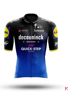 2022年新款快步闪电自行车男款短袖上衣夏季骑行服女款专业单车衫