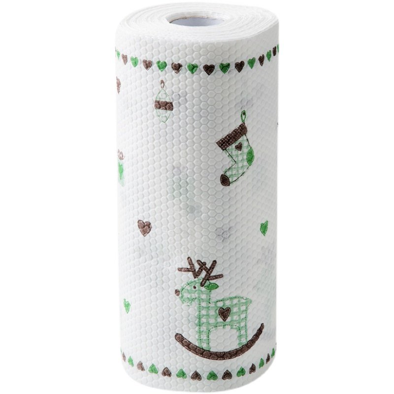 加厚懒人抹布量贩装家用一次性去油无纺洗碗布厨房清洁专用