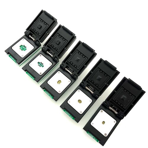 DFN8 QFN8 WSON8 USON8芯片读写烧录测试 1.27 6X8 5X6 翻盖IC座