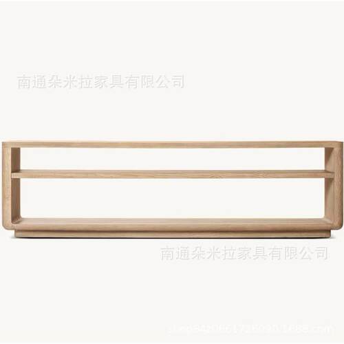 RH美式实木高端豪华边几家用简约美式沙发边几茶几