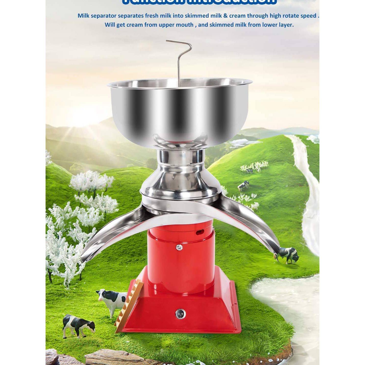 50升奶油分离器电动牛奶分离机脱脂机100Lmilkseparator