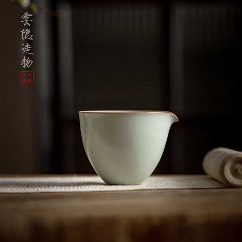 天青汝窑公道杯汝瓷茶海开片冰裂纹匀杯分茶器陶瓷茶道零配件,3C数码配件,摄像机配件,淘宝优惠券,粉丝福利购,淘宝优惠卷