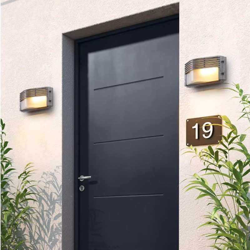 美式咖啡装饰餐吧户外酒店防水庭院灯露台灯门前阳台复古玻璃壁灯