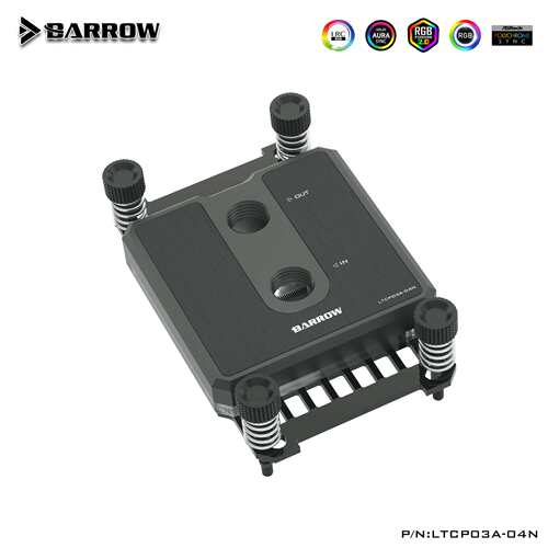 Barrow AMD AM4平台 喷射型微水道 CPU水冷头 简系列 LTCP03A-04N