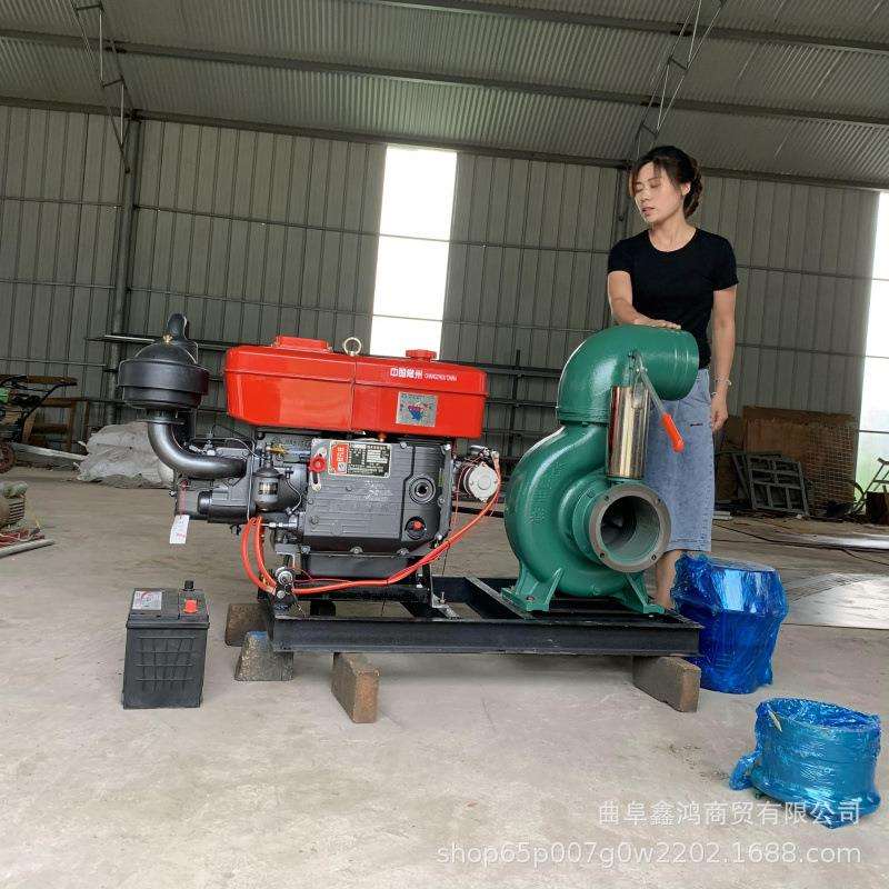 电启柴油水冷离心泵压井柴油8寸抽水泵家用果树喷灌柴油离心泵